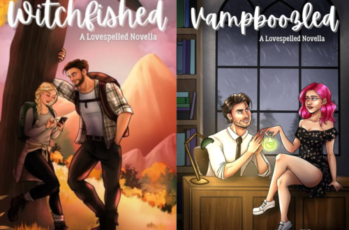 Covers of Witchfished and Vampboozled by E. F. Watson